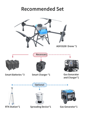 AGR Automation Drones for Agriculture for Sale Pesticide Spray Drone Reliable Drone for Agricultural Spraying