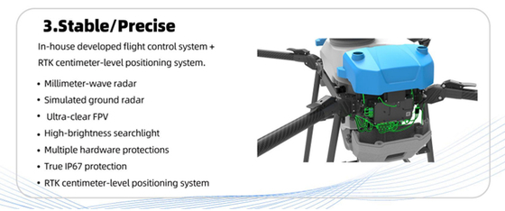AGR Automation Drones for Agriculture for Sale Pesticide Spray Drone Reliable Drone for Agricultural Spraying